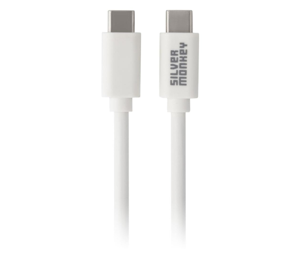 SILVER MONKEY Kabel USB-C 3.0 60W 0,5m biały - 1235906 - zdjęcie